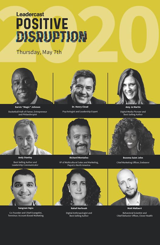 Join us on May 7th as we disrupt the status quo together. Learn key leadership insights from leaders such as Magic Johnson, Andy Stanley and Bozoma Saint John. Secure your ticket to the virtual event. Head over to bizj.us/1q3msz to learn more!