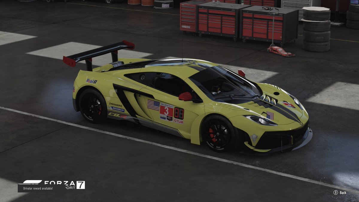 ASimpleRarity's tweet photo. @Turn10Studios Unfortunately I have to commit this blasphemy until it gets added. IF it ever does. #ForzaMotorsport7  #IMSA https://t.co/7HJv5cePM5