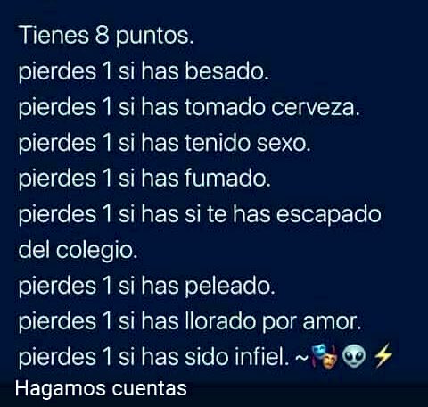Pos yo me saque un 1 🤣