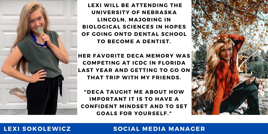plhsdeca's tweet photo. Our next Senior Shoutout is Lexi Sokolewicz! @lexisoko https://t.co/M42IAM8tY5