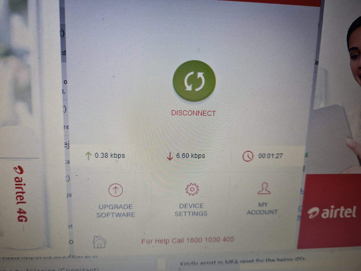 Adarsh_M_N's tweet photo. @Airtel_Presence If this is an speed of an Airtel 4G Dongle, then its high time to look for better service provider,#Switchtojio #Airtel_फालतू_बकवास_Network https://t.co/Tc4fbp7jyd