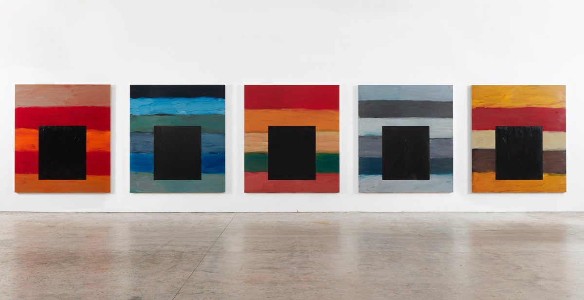 Lisson_Gallery's tweet image. #SeanScully spoke to Italian Magazine @RaiCultura about his new series of #DarkWindows "A black square, nihilistic and negative, in the center of my romantic paintings." Click here to read bit.ly/3bHGB0t