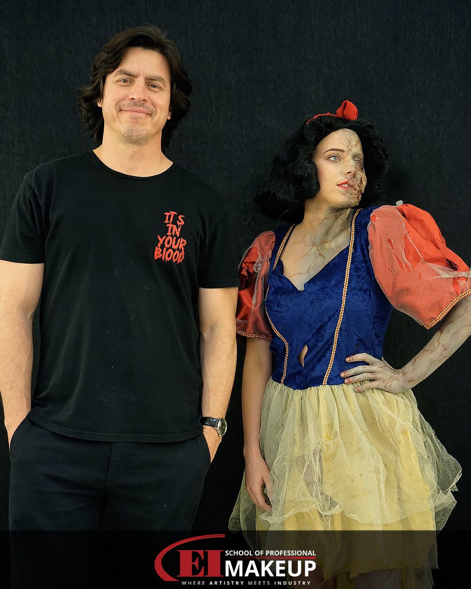 Who is the fairest one of all? 🧟‍♀️🍎✨

Look: Zombie Snow White
MUA: George Schminky
Event: Open House May 2019

#EIMakeupSchool / #Makeup