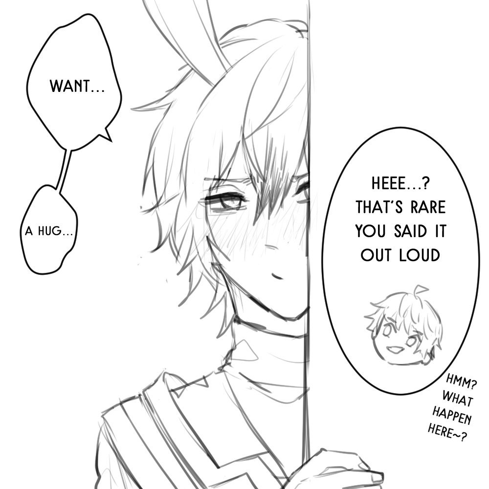 These two finally move on from no-homo-friend to something else

but still.... my kid is tsundere af

part 1~ 