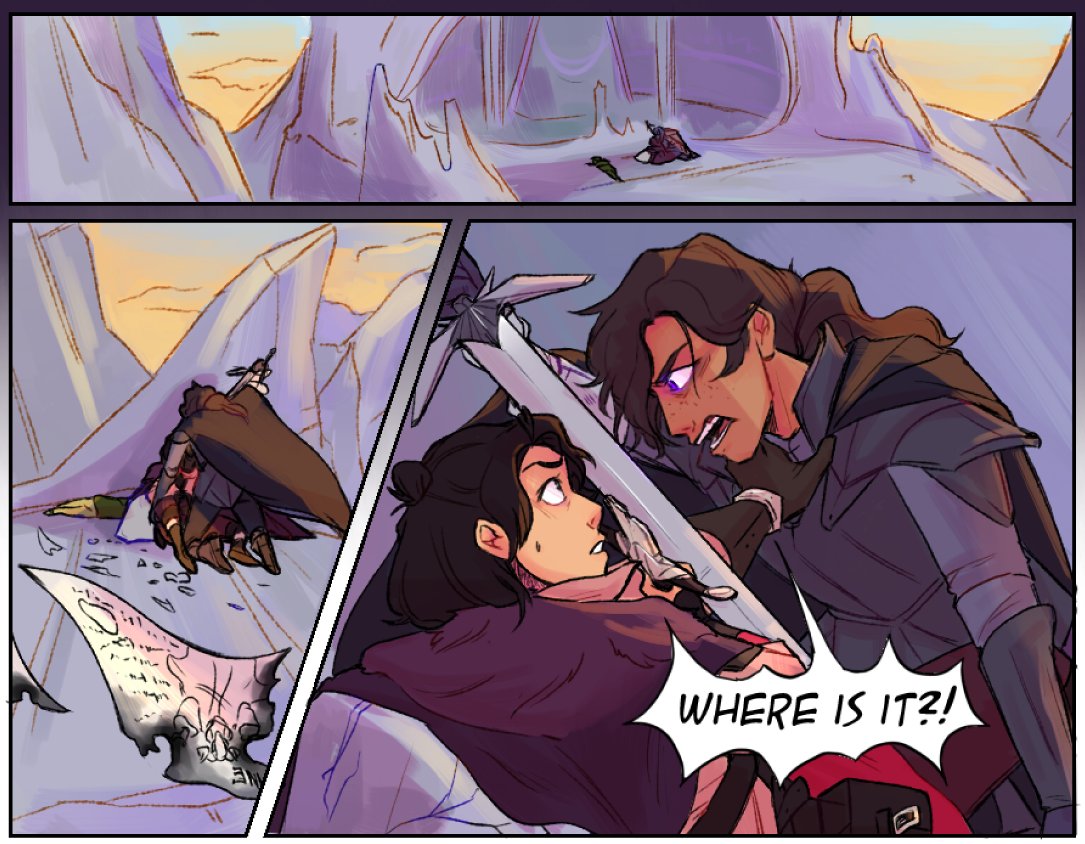 TKTFComic's tweet photo. The first update of To Knight the Faithless, Chapter Zero, is now available!! 🐉⚔️
☀️☀️☀️
Tapas: https://t.co/mfW0CGoNQT
Webtoon: https://t.co/WOYY8EAK2i https://t.co/Aog6HXeBii