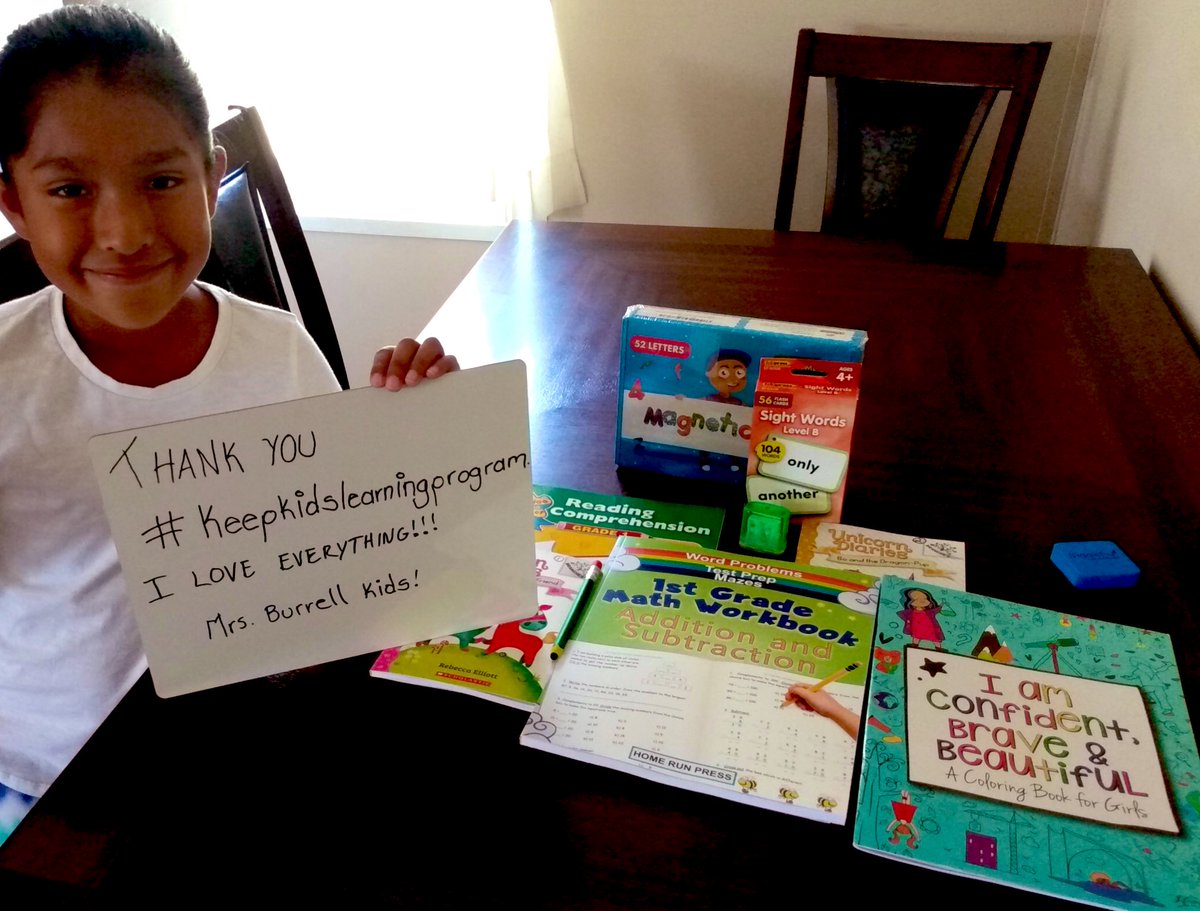 Thank you <a href="/DonorsChoose/">DonorsChoose</a> #keepkidslearning