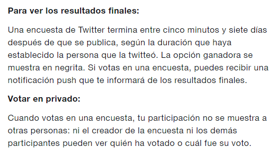 pasoenlafacu's tweet photo. #ÚlitmoComunicado
📢 El sistema de Encuesta de @Twitter selecciona al ganador automáticamente por número exacto de votos
📢 Por lo tanto, al ser un número impar, el resultado del sistema se acepta, aunque sea por 1 voto la diferencia.
De lo contrario se habría llamado a ballotage https://t.co/CEBmSBSvAZ