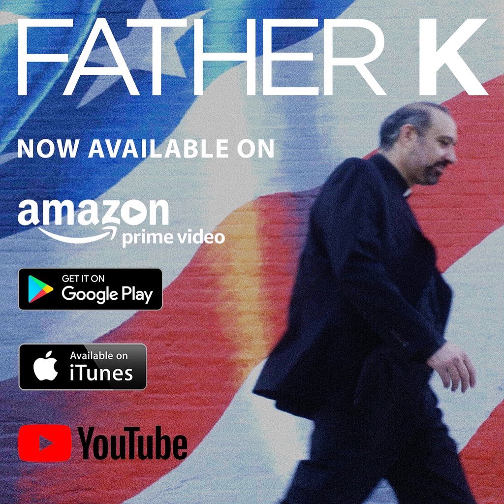 FatherKMovie's tweet photo. It’s official! #FatherK is now streaming on @iTunes, @PrimeVideo, @YouTube &amp; @GooglePlay! https://t.co/lCCMlmaDUj