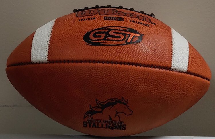 watson2802's tweet photo. Ready to watch them STALLIONS tote this Rock up and down that turf!! #StallionFB #OperationInTheDark @ashton74153323 @CoachApande @CoachDPrincipe @CoachJPrincipe @NorthAmStallion @NAU_Athletics https://t.co/TDL1A4oLTT