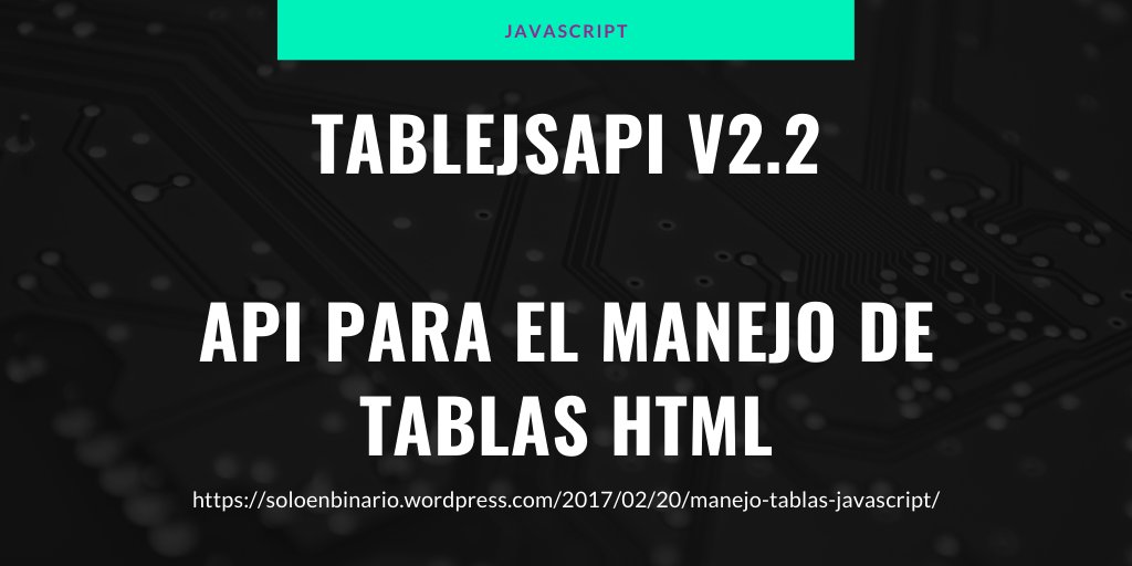 oficialseb's tweet photo. TableJsApi v2.2 ya está aquí. Disfruta de las nuevas mejoras que tenemos para tí.

#Javascript #Frontend #WebDevelopment

https://t.co/rhXeXxUZKX https://t.co/1EKH3tBMBF