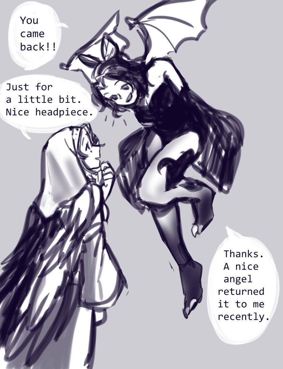 they keep finding reasons to cross paths again. and flirting 