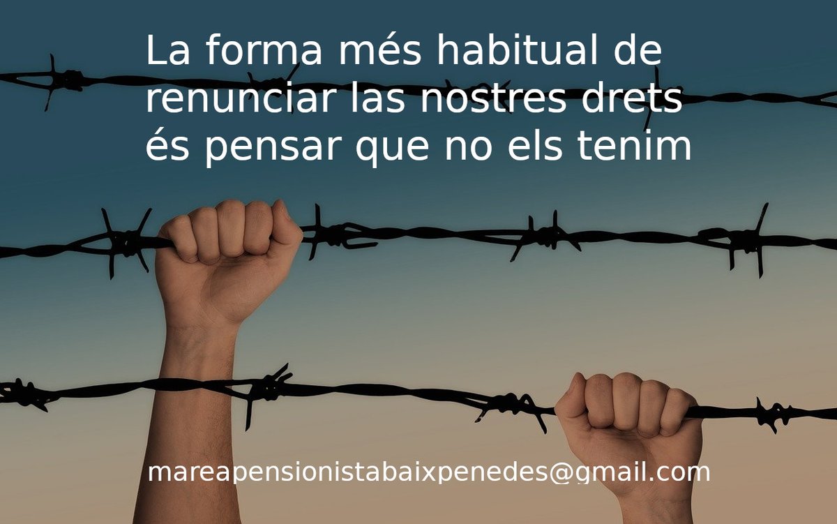 Marea Pensionista Baix Penedès tweet media