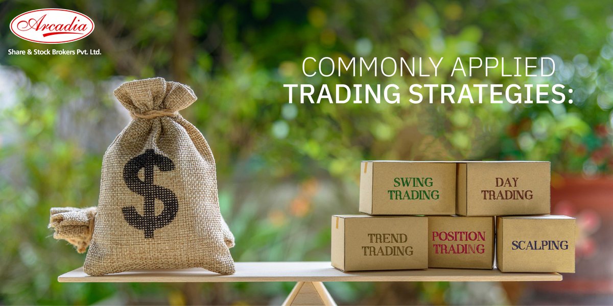 ArcadiaStock's tweet photo. The trends in the trading markets are extremely transient and one cannot apply a same formulae every time they trade. Here are some commonly applied trading strategies for you.
Link - https://t.co/rCDajCqsCz

#Arcadia #Investments #Trading #Savings #Nifty #success #money https://t.co/uRDWZiCUM3
