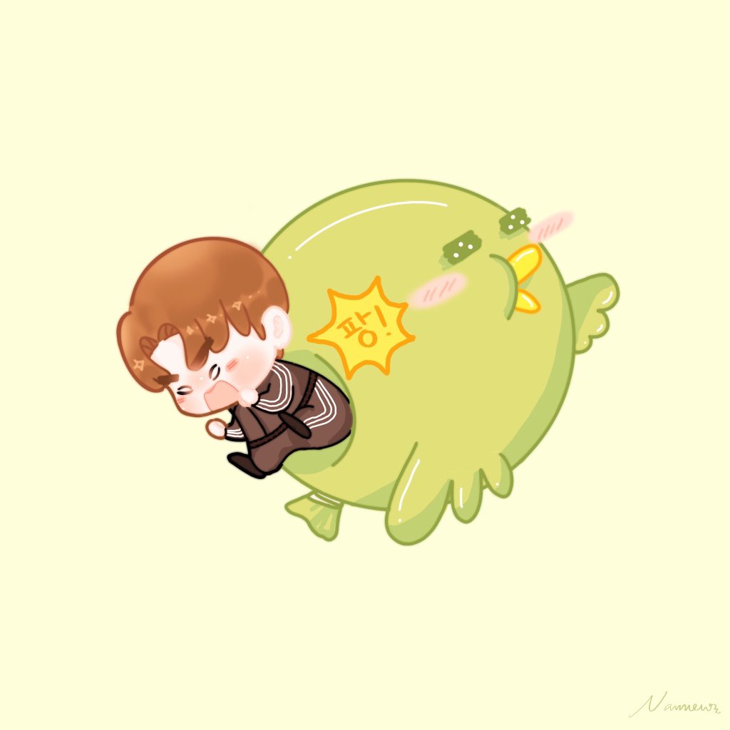 #got7   #got7fanart #parkjinyoung #jinyoung #진영 #박진영 ミルモでポン！！顿时就想到了咪路的黄金屁拳😂😂😂