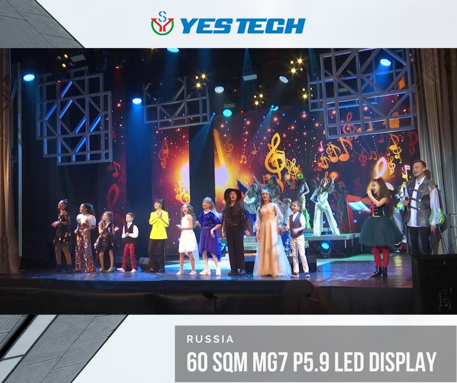 YESTECH_LED's tweet photo. 60 sqm YES TECH MG7 P5.9 LED display used at an international children's music competition in Russia.
Explore more➡️https://t.co/LIAI685LQv

#YESTECH #LEDdisplay #LEDscreen #stage #visual #audio #stagedesign #eventrental #eventdesign #ledwall https://t.co/sKpUpkUWvu