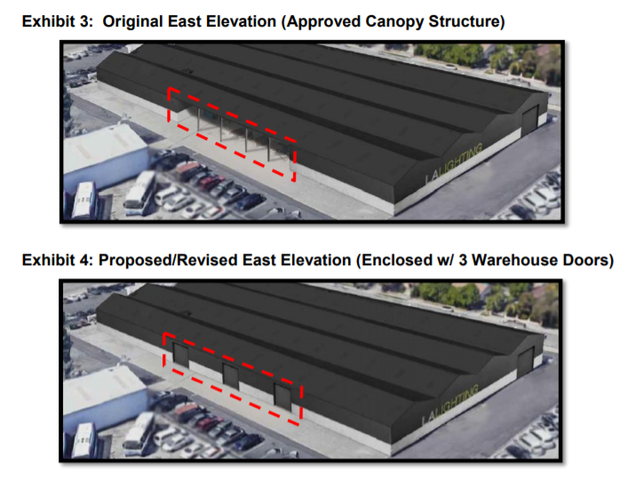 AmyForElMonte's tweet photo. 12) Revision- construction schedule of 71-townhouse and condo units (4127-4143 Rowland Ave)

13) Revision- enclose canopy and include three (3) warehouse doors along exterior façade of industrial building to be used for manufacturing light fixtures (10141 Olney St)

#ElMonte https://t.co/nCCquhgv9Y