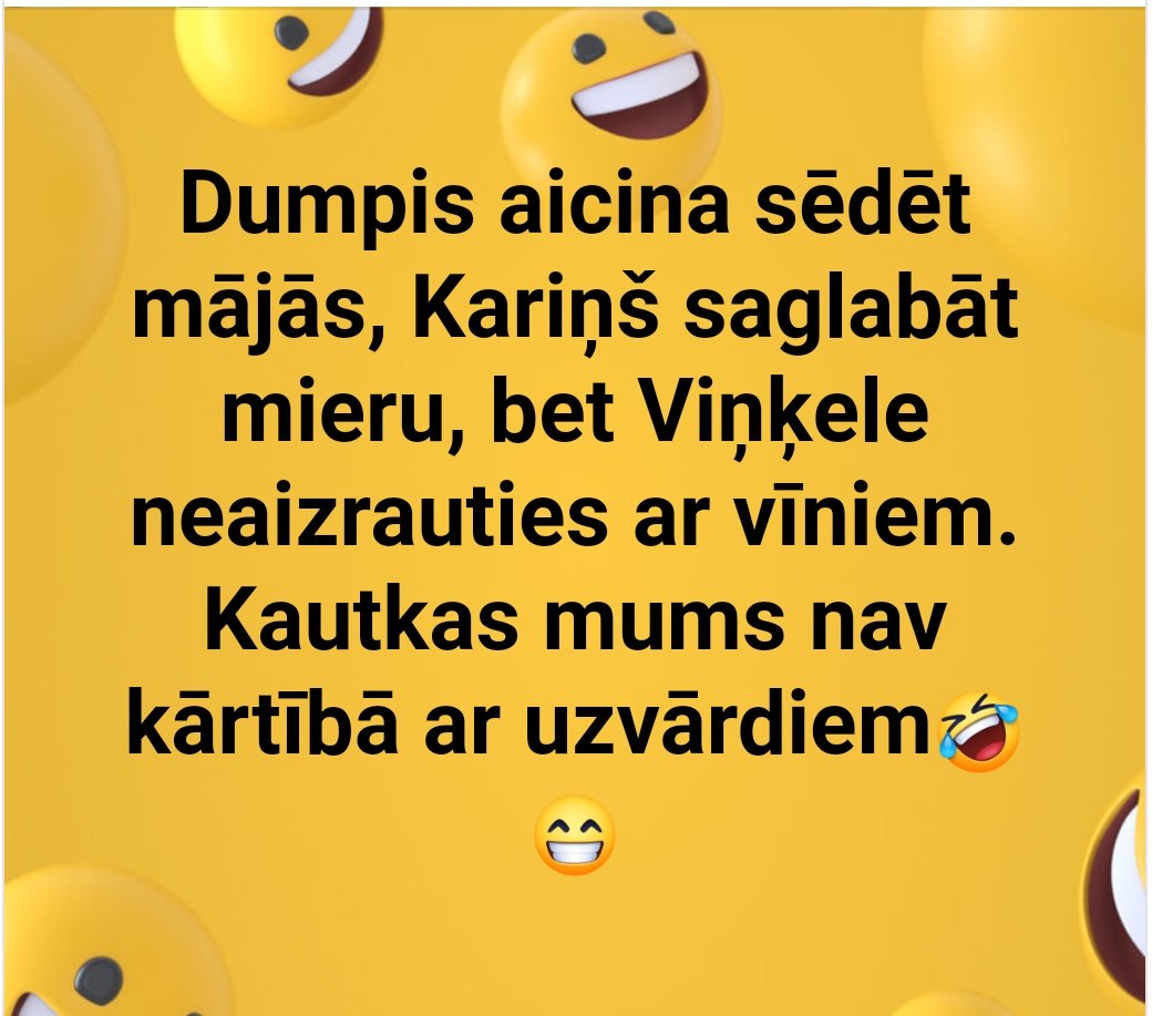 Šis i labs! #PaliecMājās
