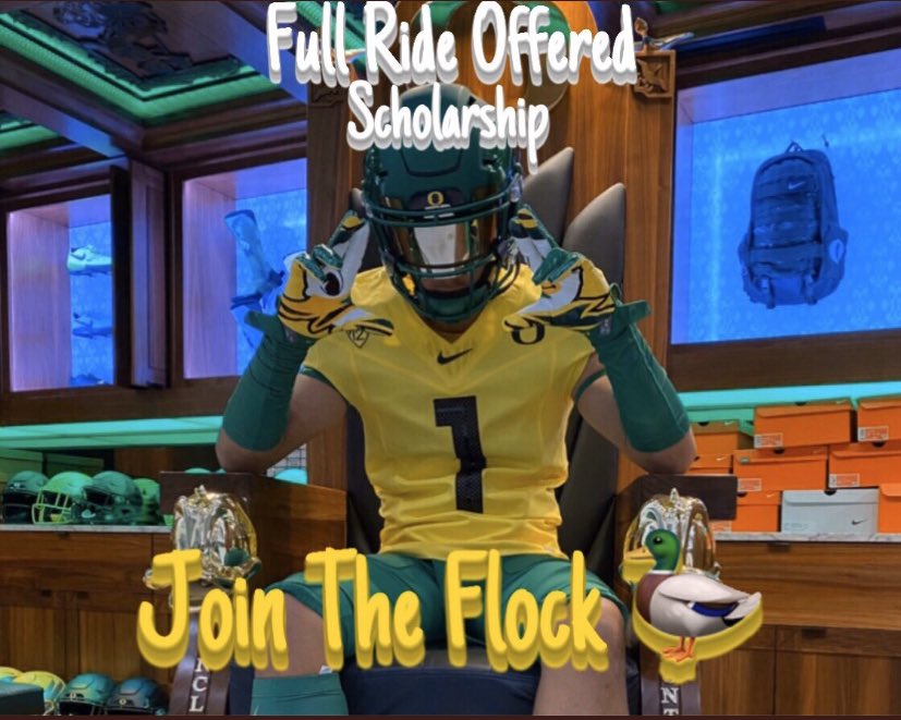 JustinRossQB's tweet photo. Received an offer from Oregon @1BillyBaker https://t.co/azq64w1rDx
