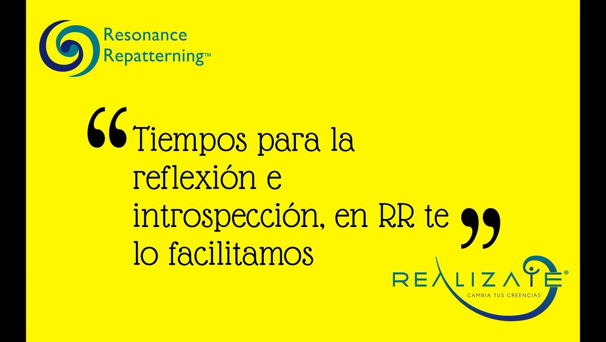 Realizate3's tweet photo. #Realizate #SesionesEnLinea #ResonanceRepatterning 5539132993 https://t.co/vV4iGCWNv9