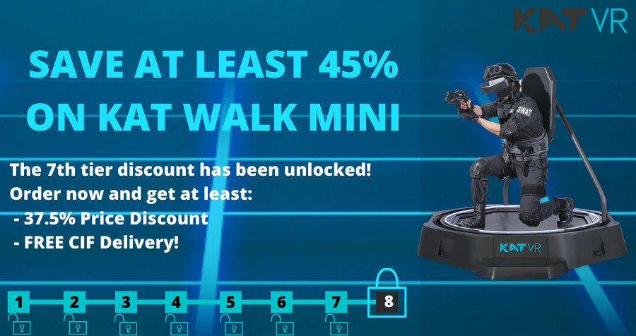 katvrwalk's tweet photo. ❗LAST 48 HOURS❗
GET KAT WALK MINI NOW &amp; SAVE OVER 45% IN TOTAL
Each KAT Walk mini purchased in April will be granted:
💥AT LEAST 37.5% price discount💥
FREE CIF Delivery🎁

#VR #VirtualReality #ReadyPlayerOne  #KATVR #KATWALKMINI #Gaming #Sale https://t.co/Ody20U0Fhq