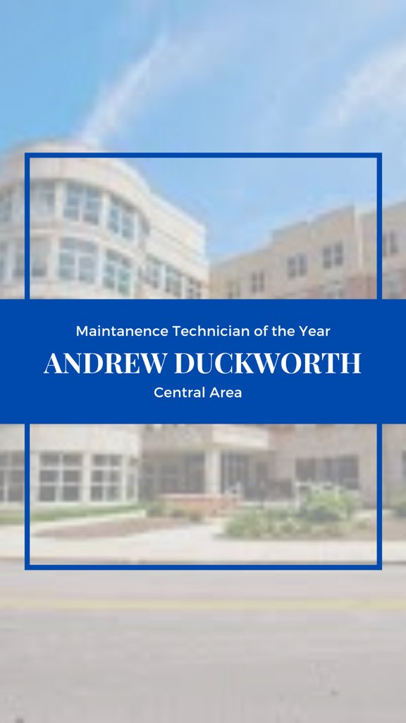 UKYRHA's tweet photo. Congratulations to Andrew Duckworth for being the winner of Maintenance Technician of the Year! https://t.co/u7WDhDp8yE