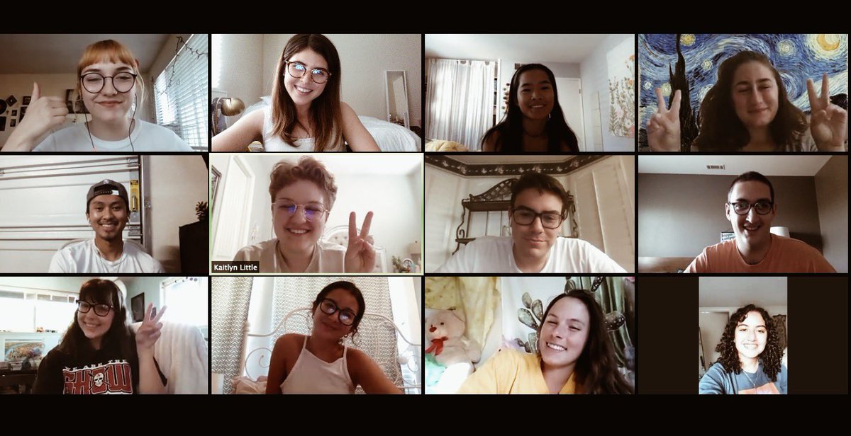 TheDailyAztec's tweet photo. Physically apart but always socially connected. The Daily Aztec editorial board hopes you’re staying healthy and wishes you a happy end of the semester! 😊 https://t.co/jLYUfYSz3l