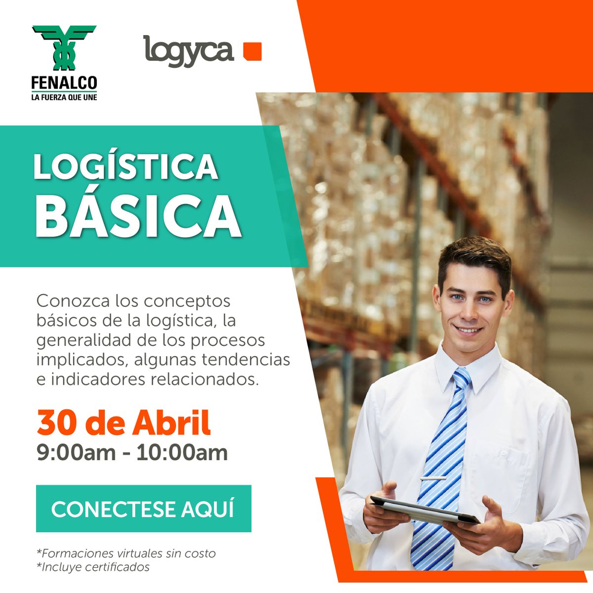 LOGYCA_Org's tweet photo. #LOGYCA en su compromiso con los comerciantes y en colaboración con 𝗙𝗲𝗻𝗮𝗹𝗰𝗼, ofrece este curso virtual sin costo. Regístrese en el enlace 👇
https://t.co/kH6R31jMcz
#Comercio #Logística #Colaboración https://t.co/V3YUGfCMBf