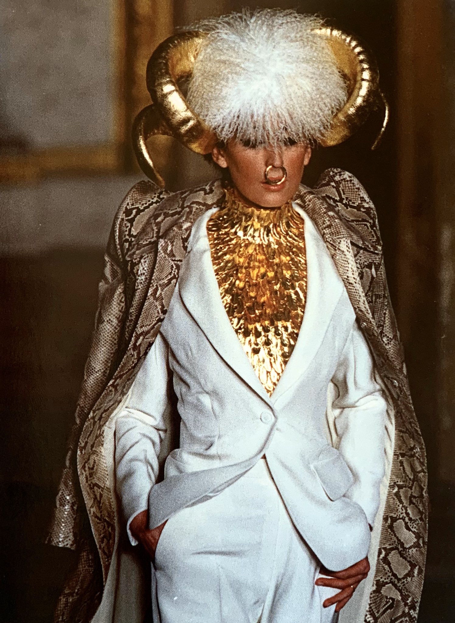 archivealive on X: “Golden Fleece” Spring/Summer 1997, Alexander McQueen's  first haute couture collection for Givenchy