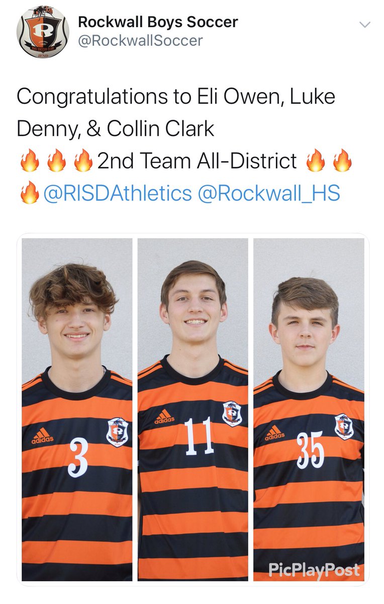 bc75087's tweet photo. Very proud of the freshman in our house... great job to all the boys this season @RockwallSoccer https://t.co/tHU2Y6nVI1