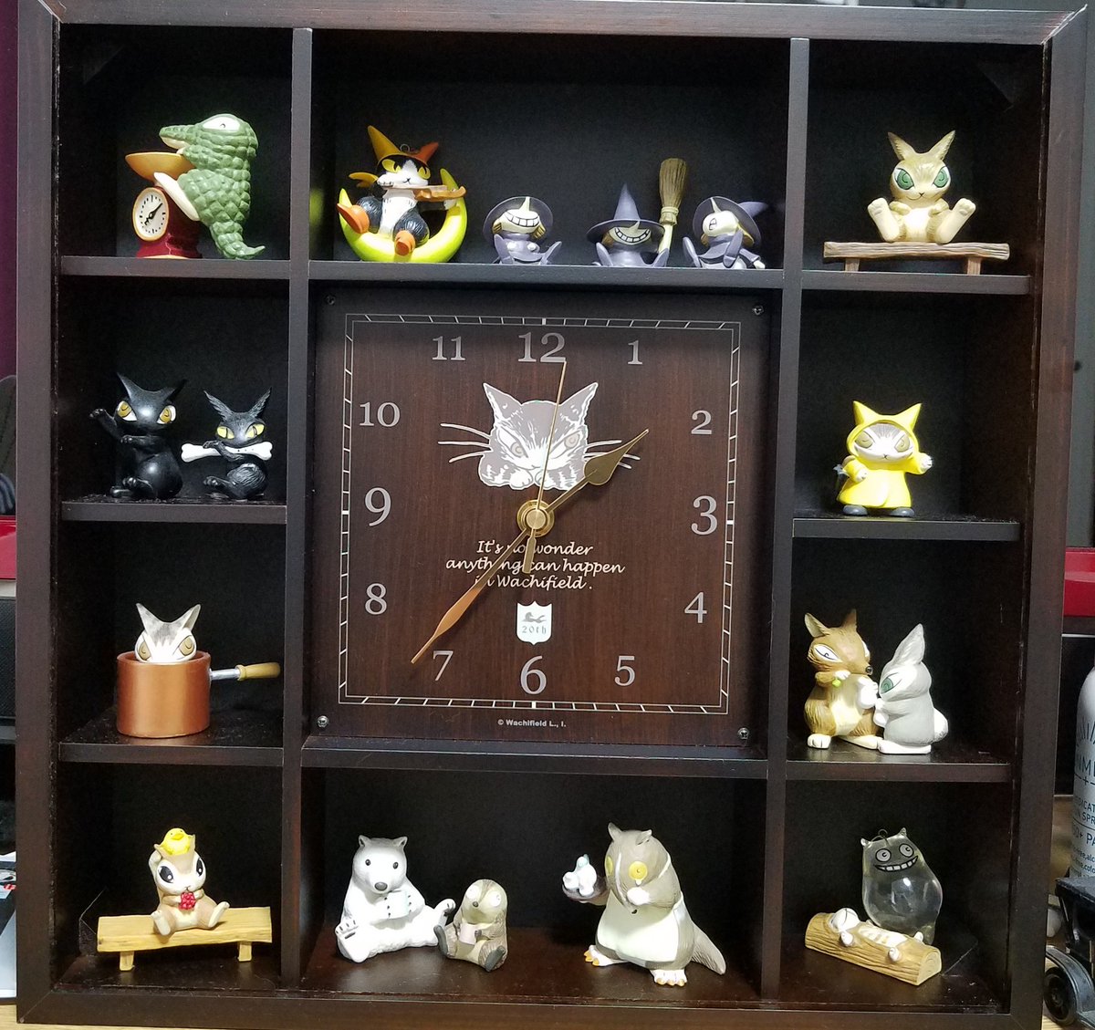 ゴッホ 星月夜 【わちふぃーるど】20thコレクション時計（フィギュア