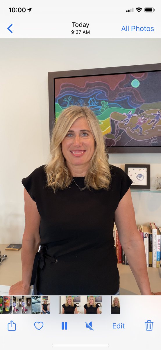 SilkenLaumann's tweet photo. Had to put makeup on for #unsinkable Facebook Live chat today. I have got the makeup down to once a week. #happyinmyownskin https://t.co/JoH1ntOcdS