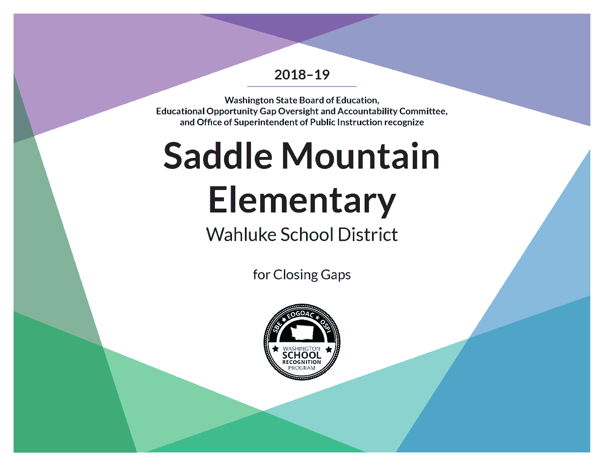 wahlukesd_73's tweet photo. Four of our schools are being honored by the state for their success in helping students and closing gaps! Congratulations WSD! #WeAreWahluke #SomosWahluke #WASchoolsWeek #WAedu https://t.co/U7rJr6mtjG
