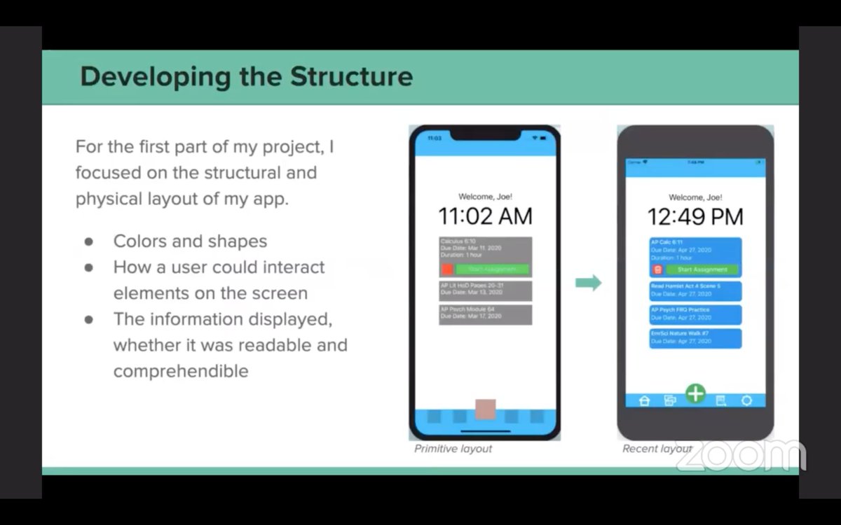 BullisSchool's tweet photo. Joe Penovich built "NoDelay: A Time Management App for Students" to help students manage time &amp; avoid procrastination.  He learned coding, studied app design, built the user interface, programmed the app, built the algorithm, &amp; then did graphic design. #BullisRemoteLearning https://t.co/bnNz0F4EQu