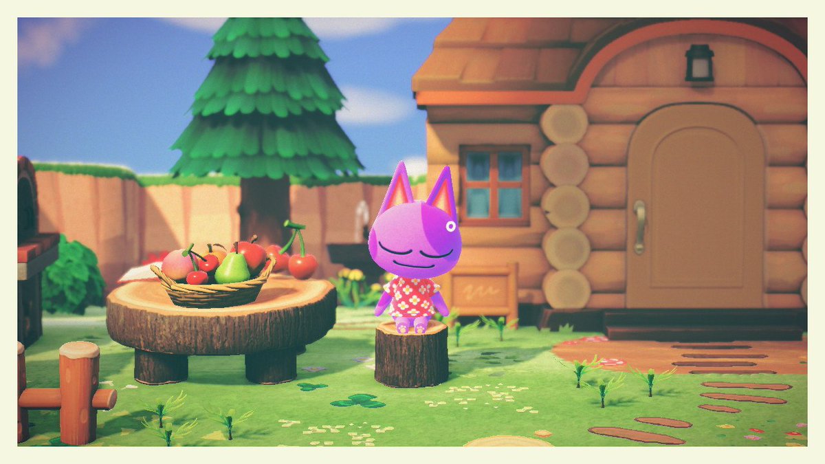 marshalmall0w's tweet photo. bob took a nap outside beau's house...🌿

#acnh #AnimalCrossingNewHorizons #acnhbob #acbob #dreamcove_log https://t.co/xGnFdPSvs6