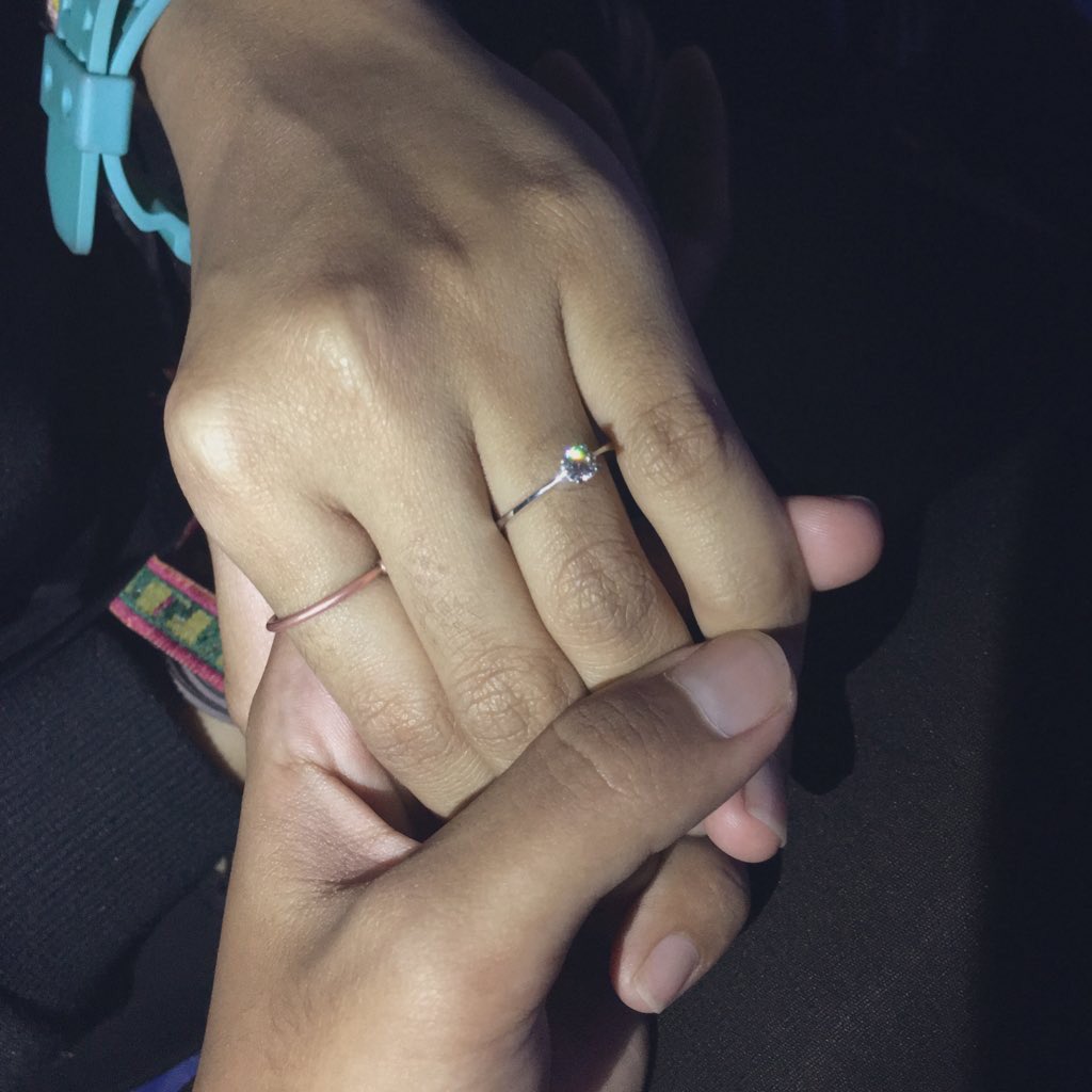 pepidef_'s tweet photo. While I wasn’t making FA, I got engaged! She said yes! I’m getting married to the person who got me into GOT7! Proposed in the middle of a gig we went to last February and I was so uncertain and needed alcohol first before proposing but I did it sober when a certain song played! https://t.co/jx3JmkaP2s