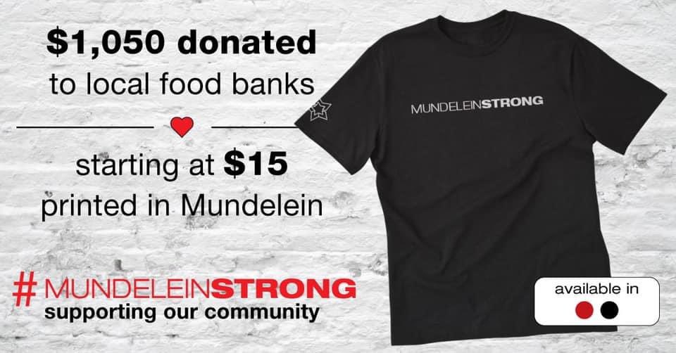 MrsKarl79's tweet photo. Consider ordering #mundeleinstrong shirts to help members of our community who are in need. https://t.co/7nLZc9uwqc https://t.co/kwYLABOFpv