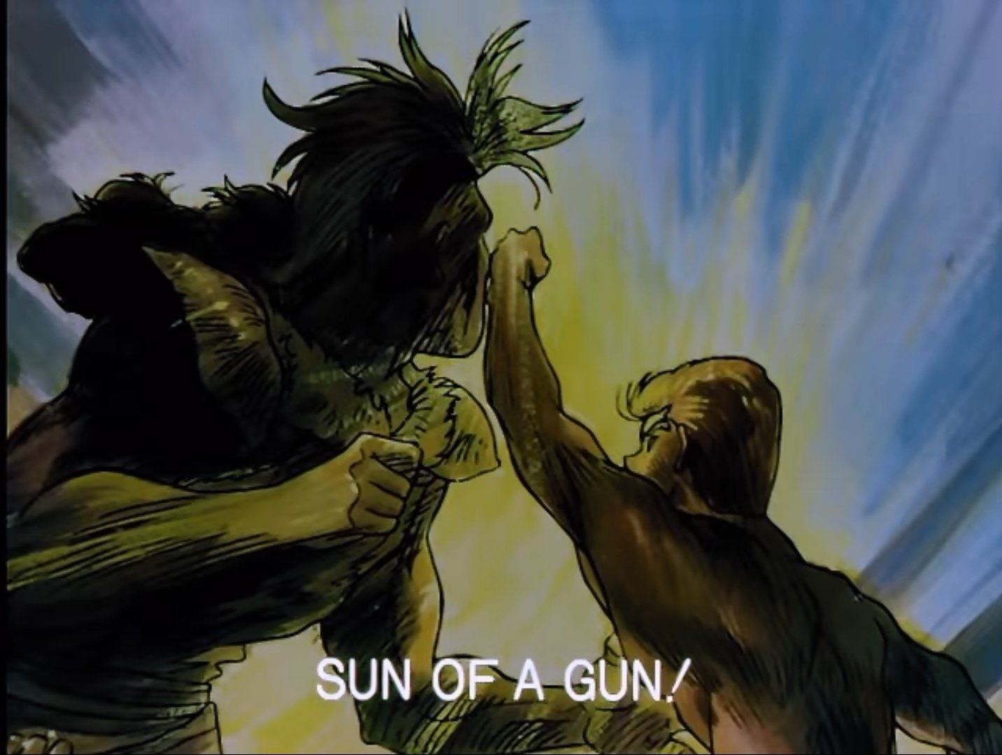 ヌーボー ボコの美味しい応援団 お気に入りシーン １ ケヴィン 獣人王の関係 今回の冒険を通じてケヴィンが獣人王に挑む理由が変わっていき 獣人王も息子への不器用な期待と愛情がいい関係よね 一騎討ちシーンは完全に幽遊白書edのナイフデスマッチ