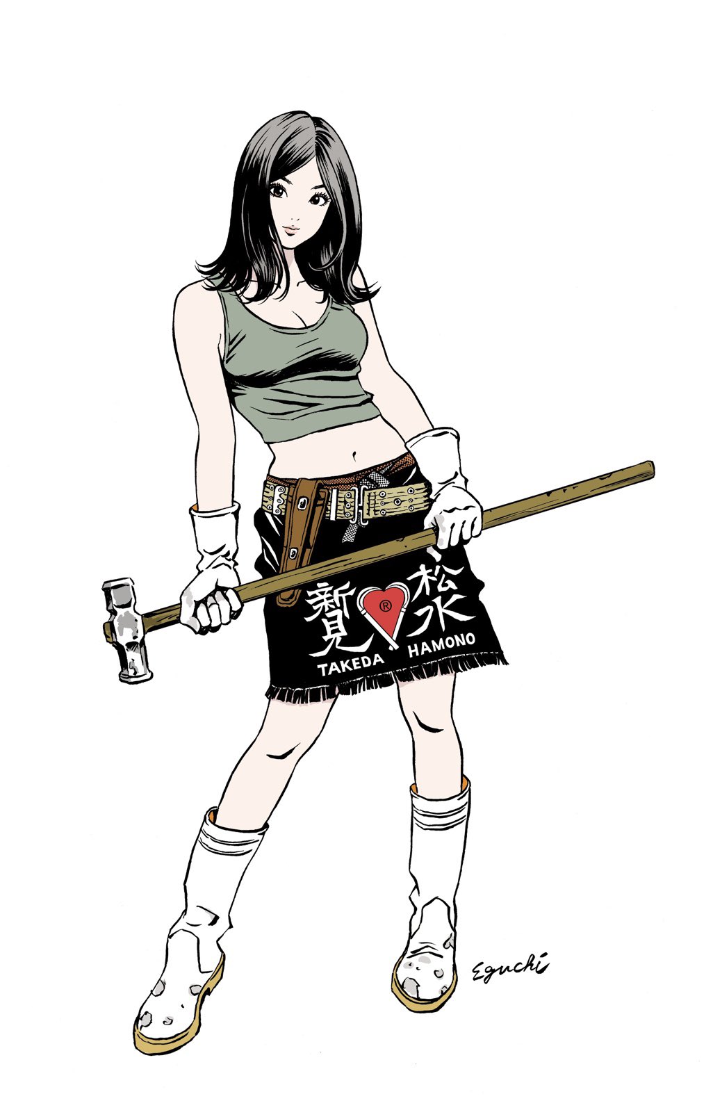 江口寿史x武田刃物工場　ポスター 江口寿史さんのポスター | ぱぱくまのブログ