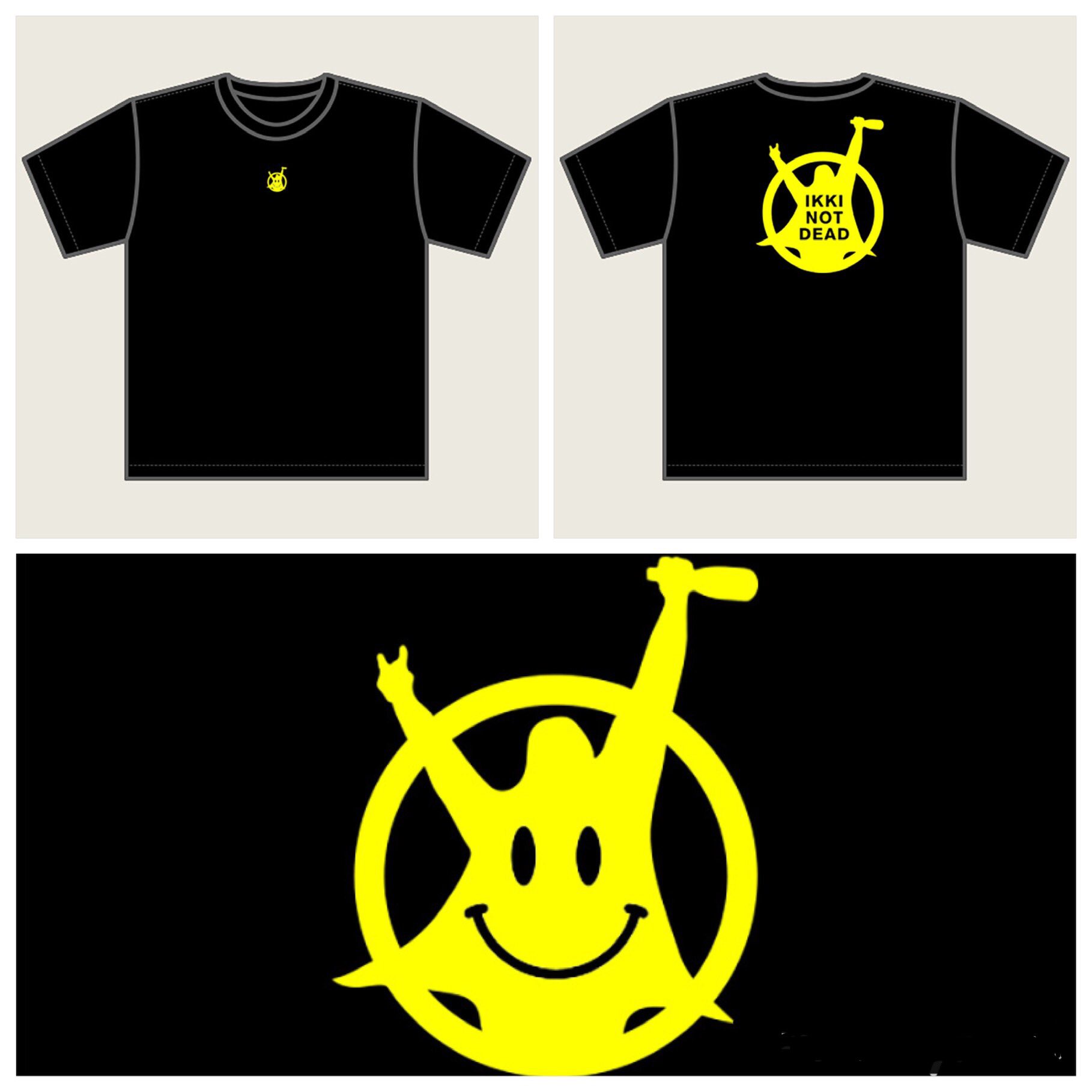 Hawaiian6 IKKI NOT DEAD Tシャツ サイン入り Hawaiian6 IKKI NOT DEAD Tシャツ サイン入り HAWAIIAN6