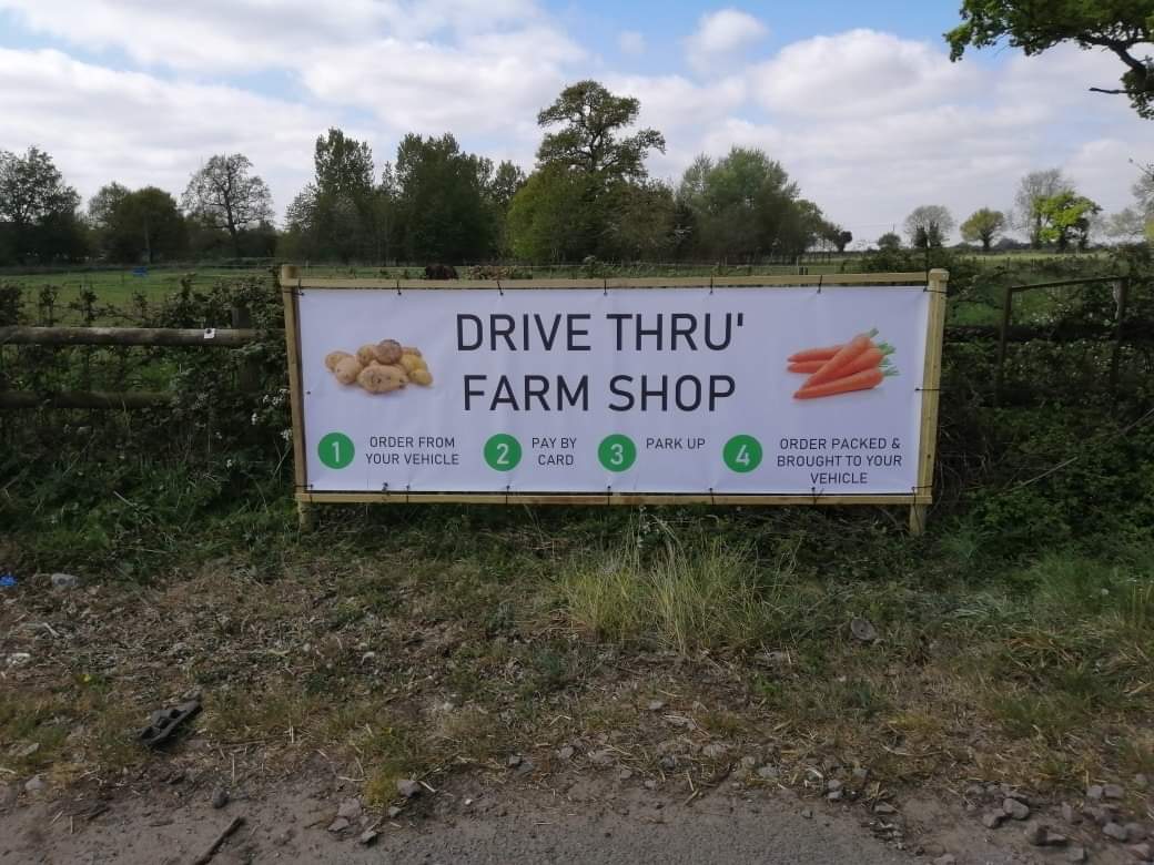 Open today from 10am. Fast, easy and safe shopping. Milk, bread, flour, eggs, meat and fresh fruit and veg.