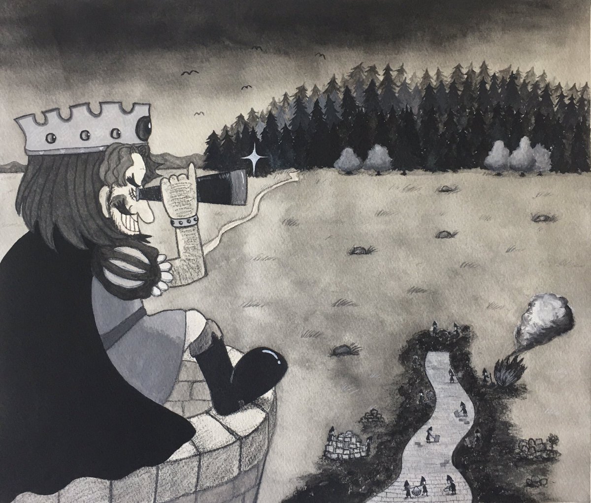 TheMagicalFore1's tweet photo. Great news—my Kickstarter has been approved! The launch is May 1st. Fingers crossed! Btw, here are a couple of paintings that I like but ended up not using. All 23 paintings in TMF are full color! #kidsbooks #forests  #poetry #kidslovereading #kickstarter #themagicalforest https://t.co/dboBFFymVz