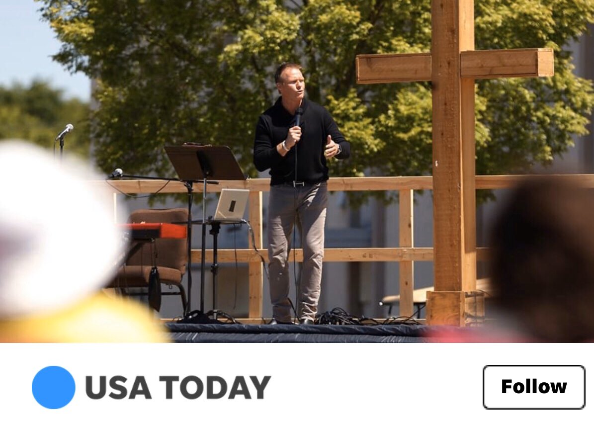 NGACoG's tweet image. “What a humbling honor it is to have our very first drive-in service featured in USA Today. “ Pastor Scott Sheppard
#CornerstoneAthens