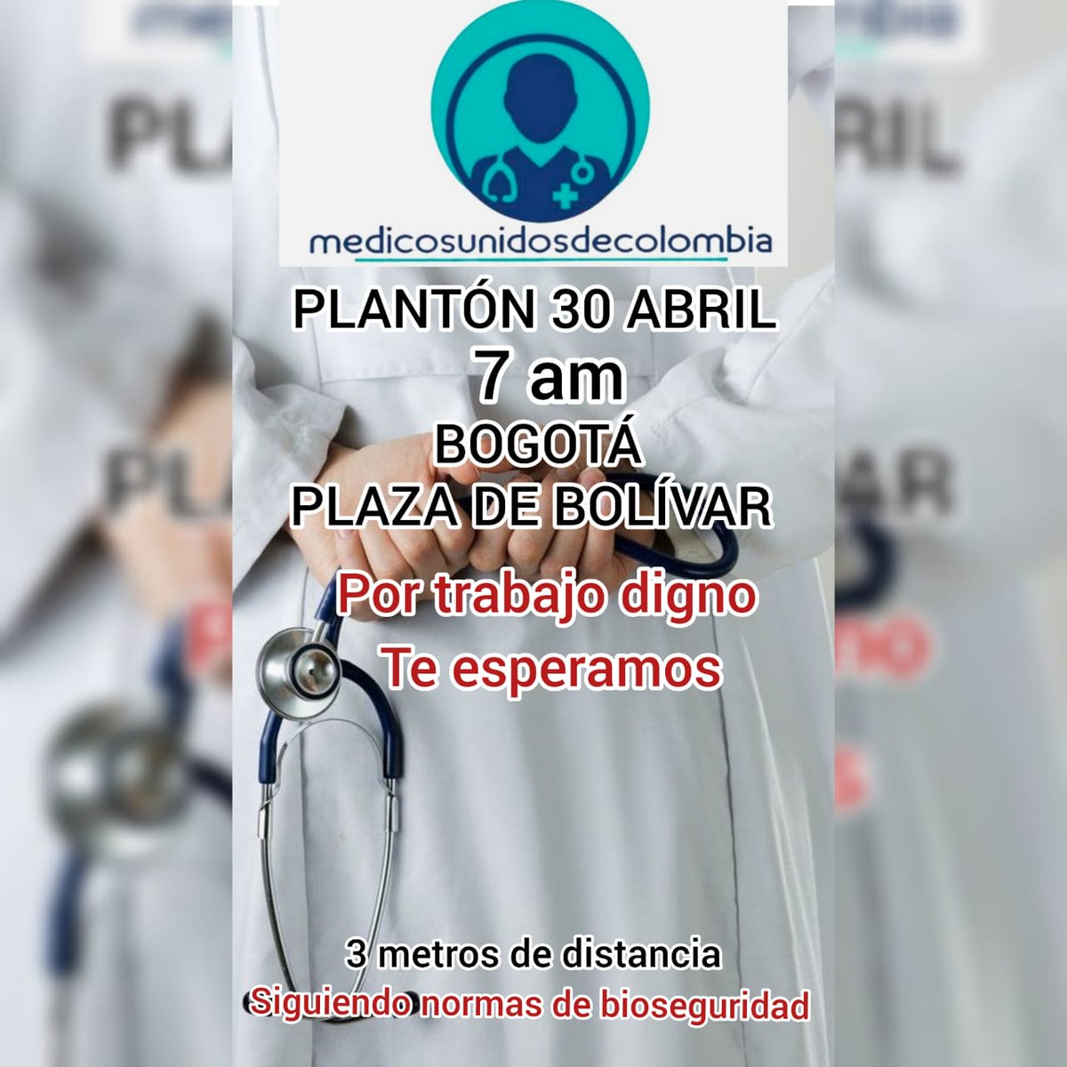 movimedicointe's tweet image. #ElementosDeProteccionYa
#NoMasOPS #SeguridadEnElTrabajoYa @IvanDuque @MinSaludCol @MintrabajoCol @NoticiasCaracol @NoticiasRCN @NoticiasUno @asousumedimas @ColegioMedicoCo @MDignidad_Col @MedicaCol @eps_victimas