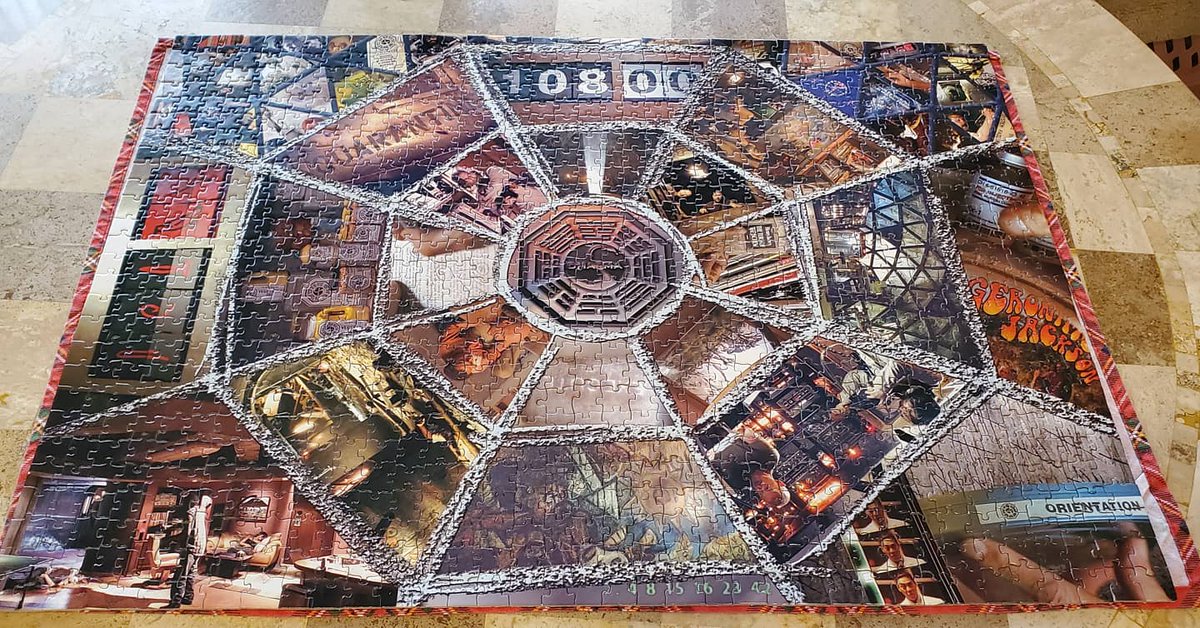 lovessugar2's tweet image. I finally finished my #Lost puzzle.  #TheHatch #1of4 #Desmond @hicusick @CarltonCuse