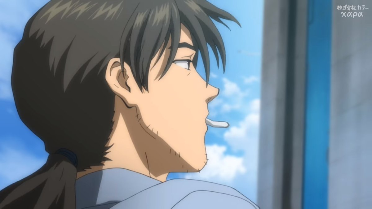 黙考 そう言えば ヱヴァンゲリヲンの中でも 加持リョウジは特に気に入っているキャラクターなのだが 新劇場版 破で ミサトの過去を話して自分の不遇を喞っているシンジを 辛いのは キミだけじゃない と 淡々と説くシーンが印象深かった