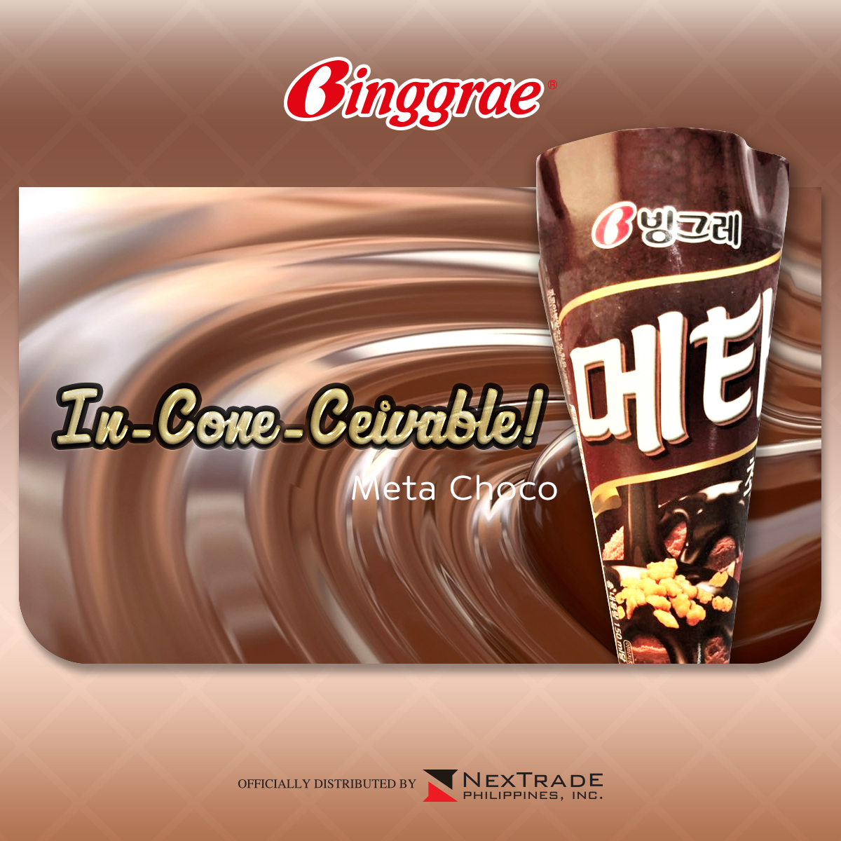 binggraeph's tweet photo. Besides chocolate🍫, you're my favorite                                   

#AnyTimeIceCreamTime 
#HelloSummer #BingSmile 
#MetaChoco #BinggraePh #NextradePh https://t.co/1As2NJQIDT