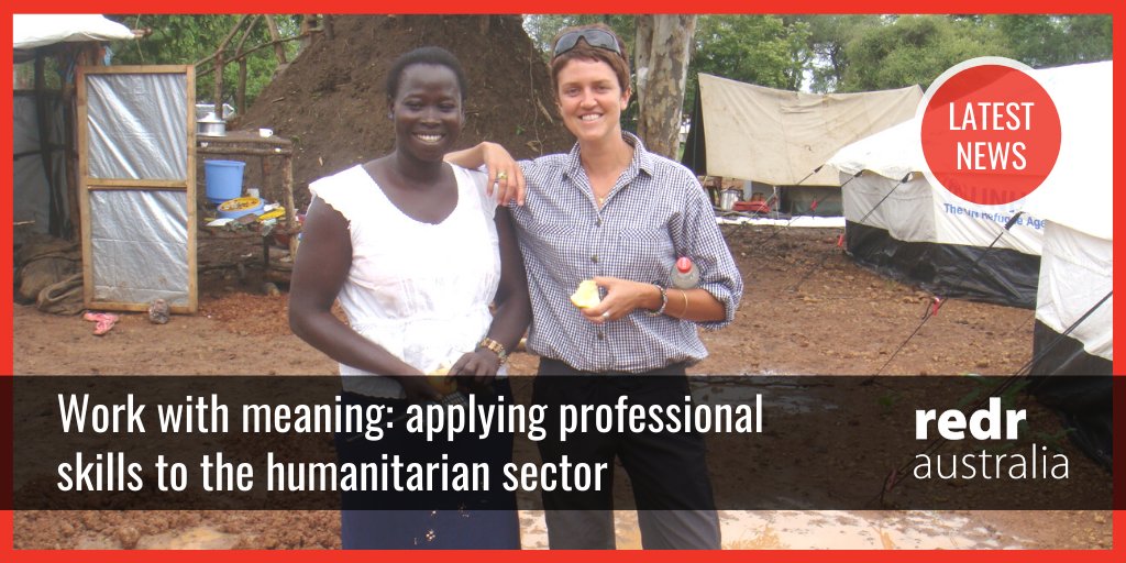 RedRAustralia's tweet photo. Meet Jacqui - our Senior Humanitarian Trainer. Jacqui took the leap from environmental management to the #humanitarian world. She now uses her experience to train professionals wanting to transfer their skills to humanitarian work. https://t.co/BpVyN7kHco #HelpingOurNeighbours https://t.co/bjA11Rhw6E