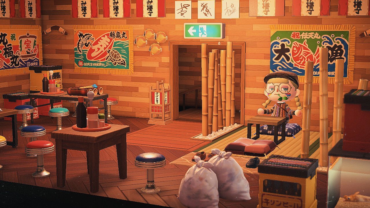 Japanese Player Recreates Famous Izakaya In Animal Crossing: New