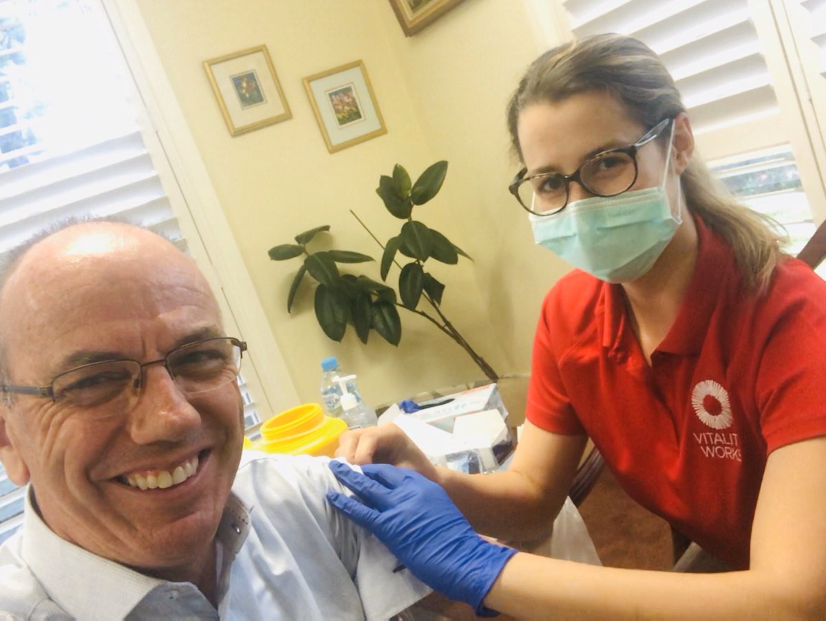 markwsewell's tweet image. No jab = no job! Got my flu vac today as everyone else is at Warrigal too. It’s to keep me and my colleagues safe and all the older people in our care. #hereforgood #thewarrigalway