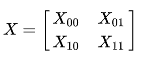 "A supermatrix is a 2×2 block matrix" - SuperM = SHINee + EXO + NCT + WayV ...hmm